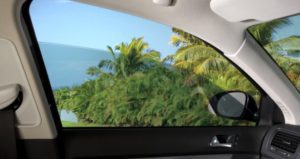 Alta Mere Plano Window Film on driver window